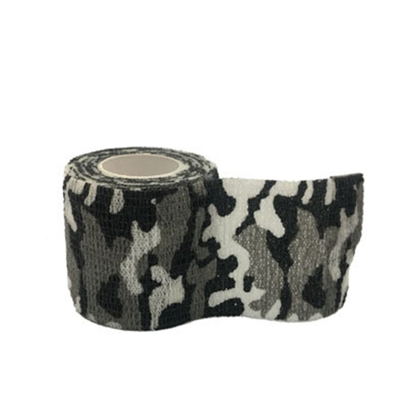 Yingtouman sportband tape zelfklevende elastische bandage elastoplast sportbeschermer knie vinger enkel handpalm schouder 5.0cm*4.6m: Zilver