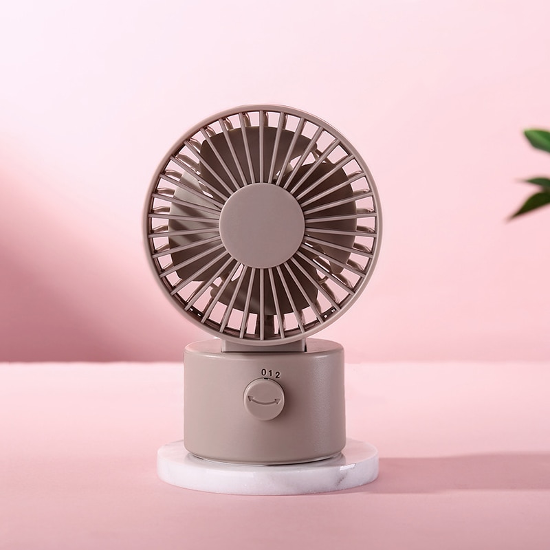 Mini USB Fan Portable Small Silent Home Office Desk DC 5C Electric Oscillating Standing Fan Noiseless Summer Cooling Fan Car Fan