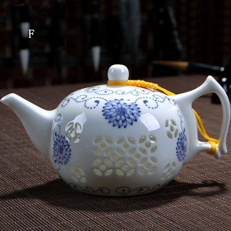 TANGPIN exquisite ceramic teapot kettle tea pot chinese kung fu tea set: Style F