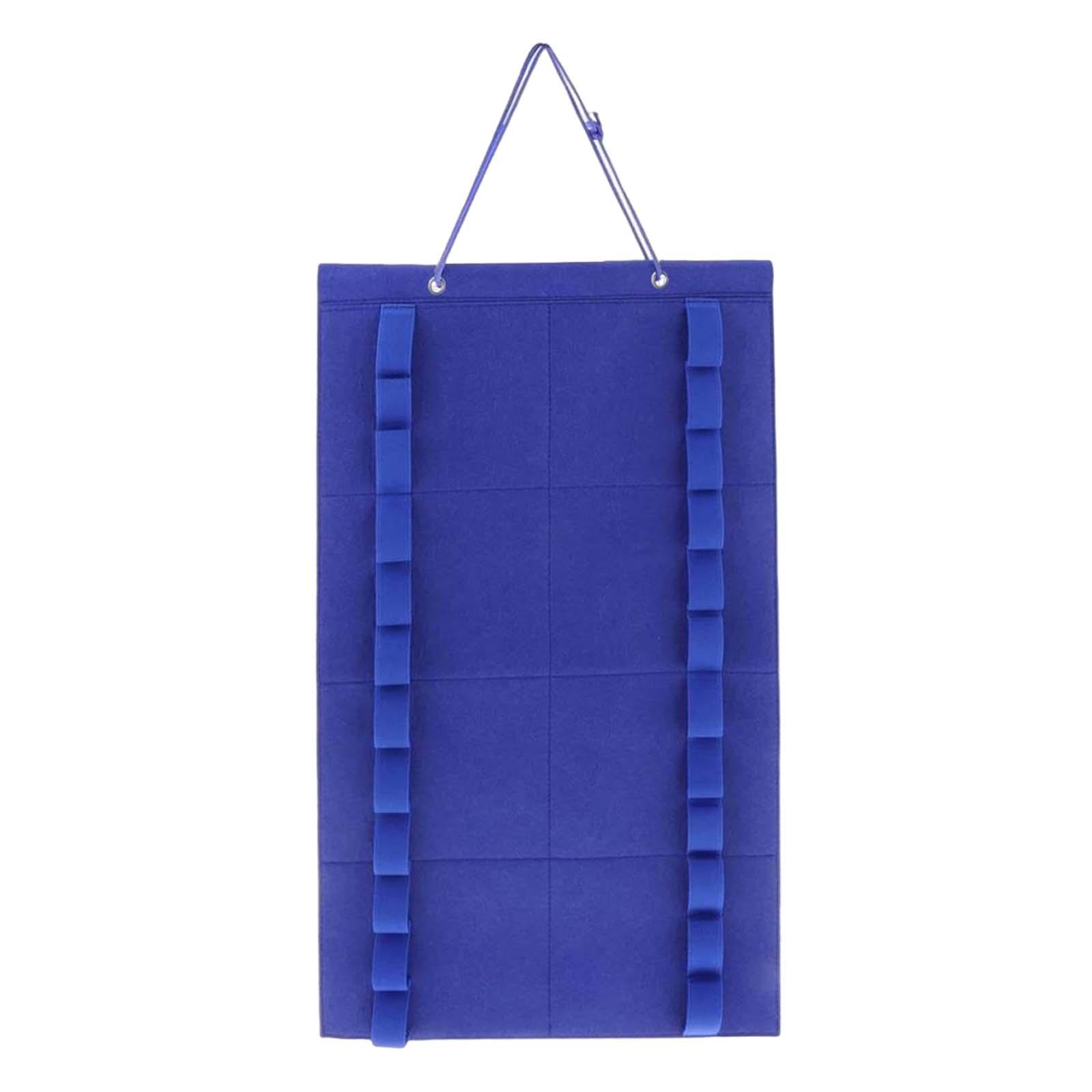 Taekwondo Riem Display Muur Opknoping Karate Riem Display Rack Vilten Doek Vechtsport Riemen Organizer voor MMA Taekwondo Boksen: Blauw