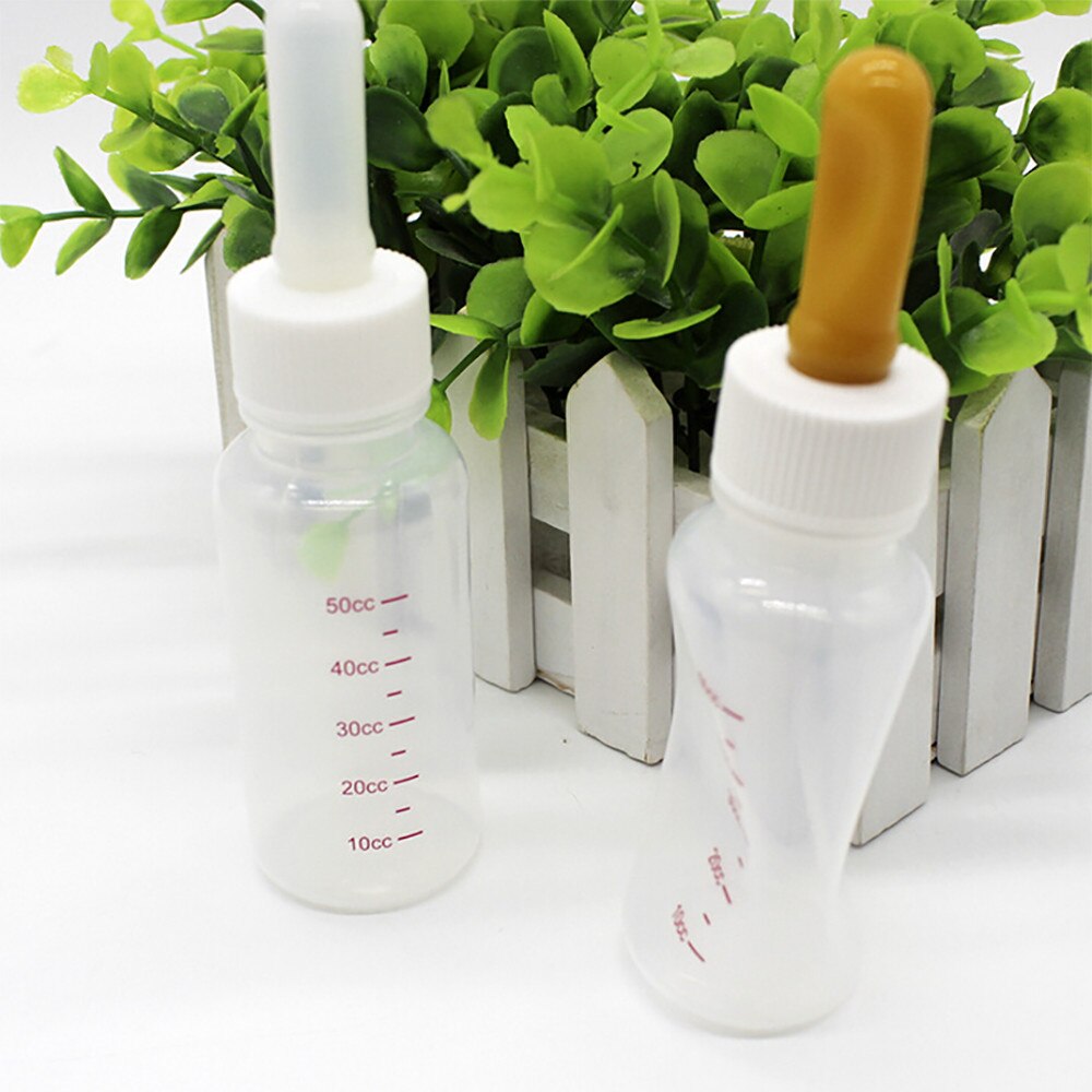Bouteille pour animaux de compagnie 50ml pour chat chien chiot chaton bébé Animal alimentation bouteille de lait soins infirmiers Portable chien bouteille d'eau bols à boire