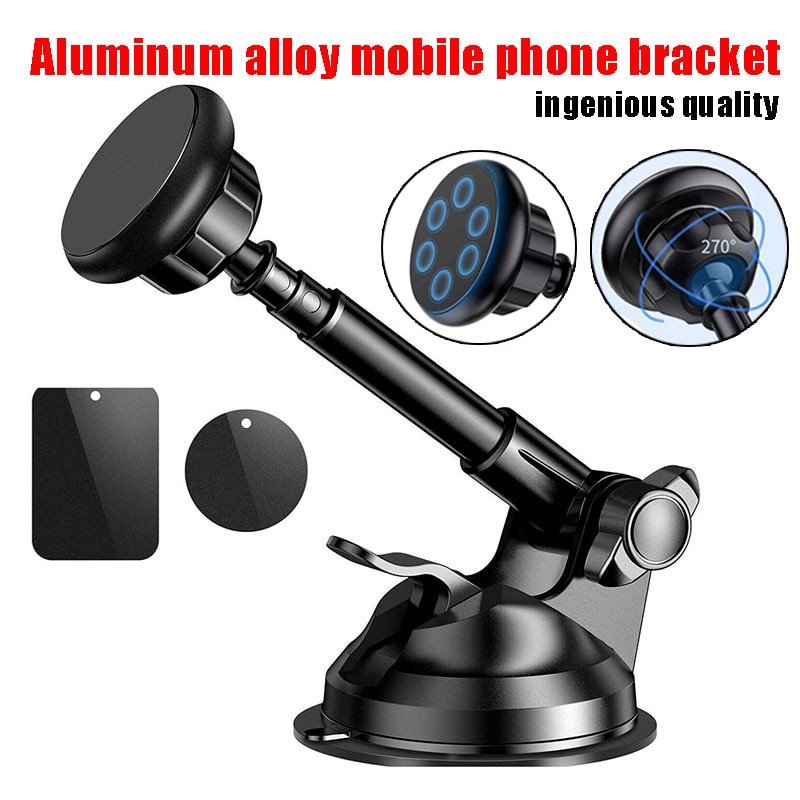 Universele Magnetische Telefoon Houder Voor Iphone X/8//7/Plus Samsung Auto Telefoon Houder Voor Auto Voorruit dashboard Mount Met Cradle