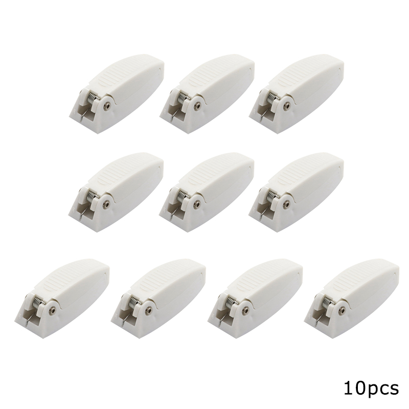 10PCS/5PCS Rv Camper Baggage Door Catch Latch Hook Holders Clips Rv Camper Van Caravan Exterior Accessories: 10PCS White