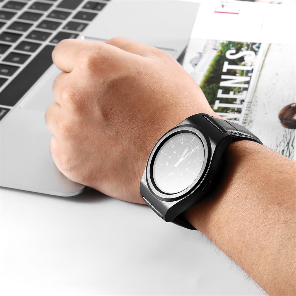 neue Smartwatch 1,3 in Touchscreen Wasserdicht mit SIM Karte Slot Schlaf Monitor Herzfrequenz Monitor und Schrittzähler