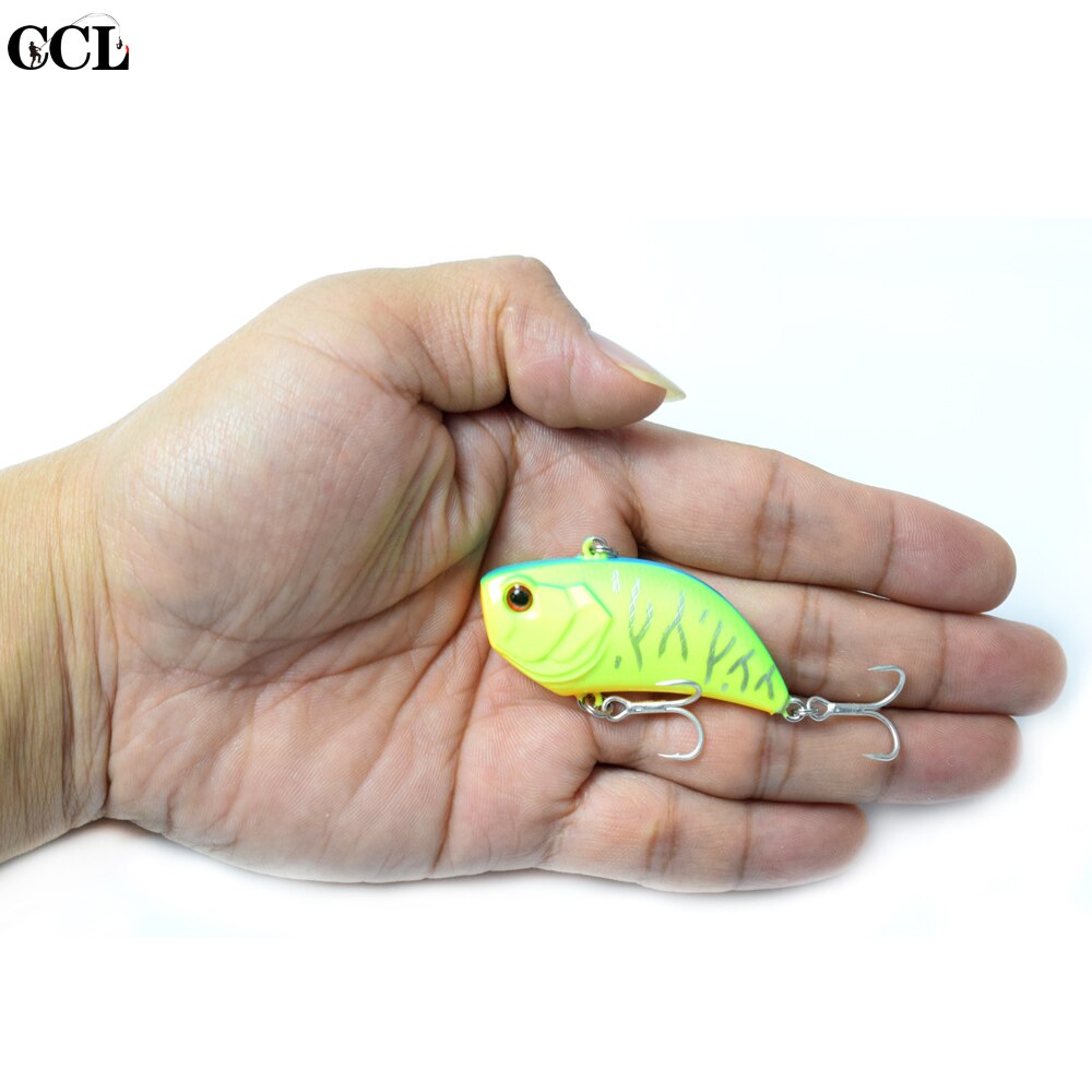 Ccltba 5cm 14.6g mini huuleton crankbait uppoava kalastusvib viehe abs kova muovi vibe kalastusuistimet