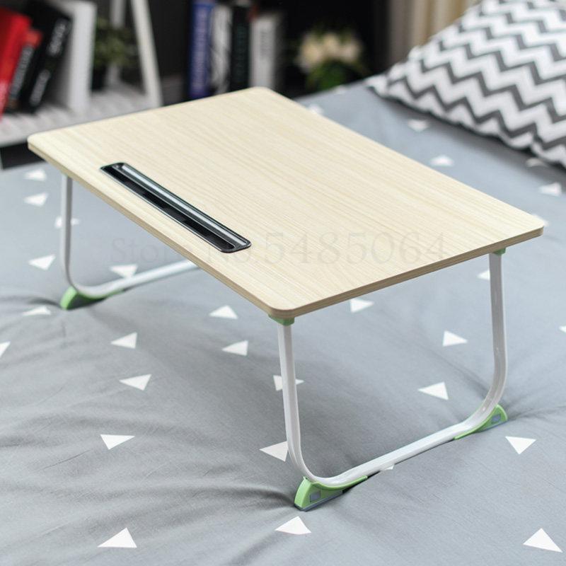 Simple Folding Lazy Bay Window Desk Bedroom Laptop Table Bed Table Student Dormitory Upper Table: Sparks Fy 6