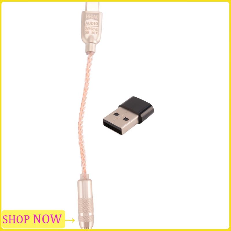 USB-C naar 3.5mm Audio Adapter Kabel - DAC Chip voor Hi-Fi Digitale Audio Decodering - Koptelefoon Audiokabel