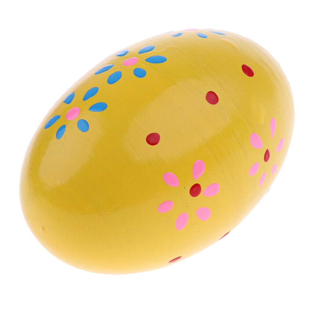 Wood Hand Shaker Egg Intelligence Percussion Toy For Early Learning Musical Instruments