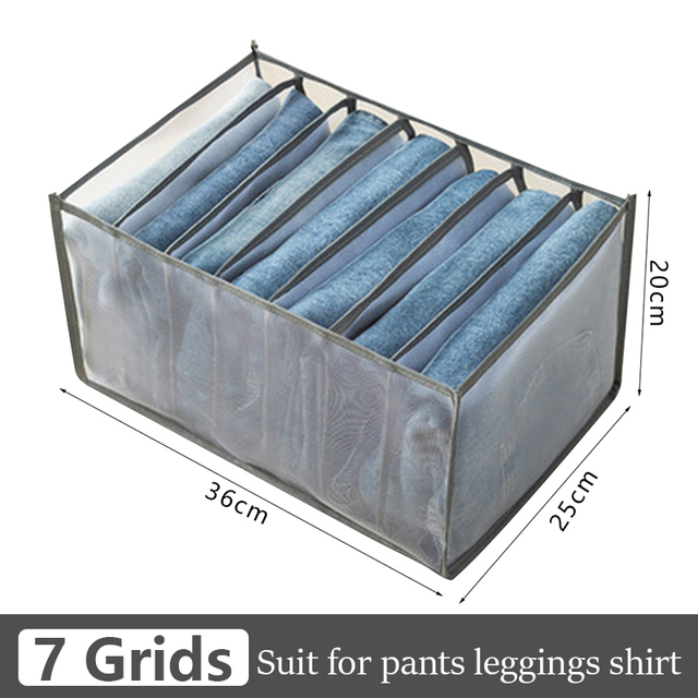 Jeans Organisation Aufbewahrungsbox Schrank Organizer Kleidung Organisation System Schublade Organizer Schrank Hosen Aufbewahrung Organizer: Black