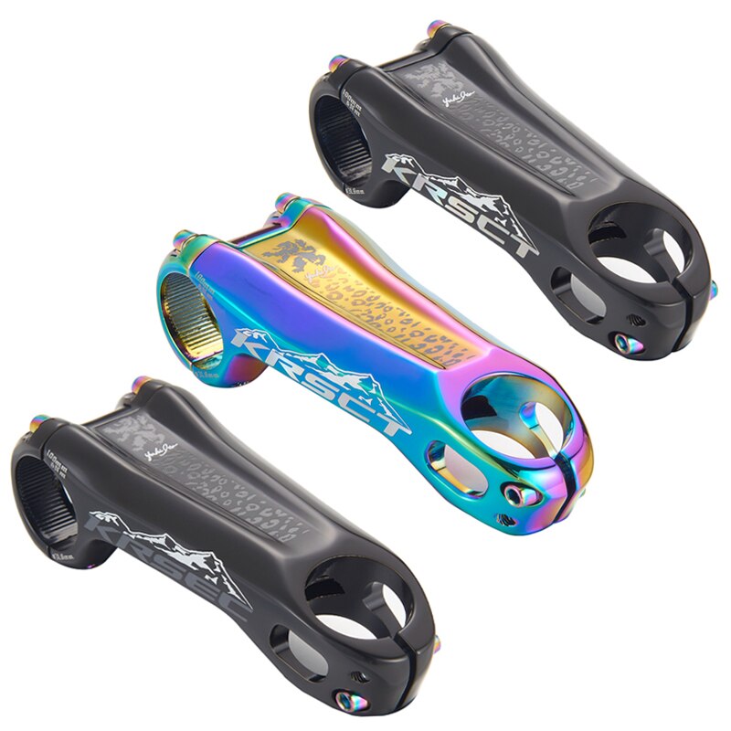 KRSCT Bicycle Stem CNC Handlebar Stem Road Mountain Bike MTB Stem -20Degree 28.6*31.8mm 80/90/100mm Bicycle Handlebar Parts