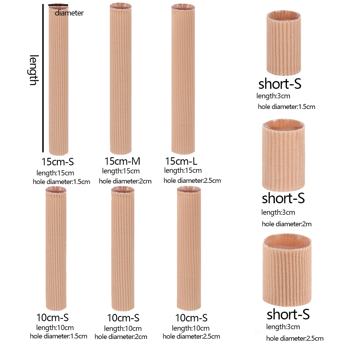 1 stuks teenbescherming, vingerbescherming, teenkussenhoezen, verlicht en beschermt likdoorns, blaren, hamerteen en eelt