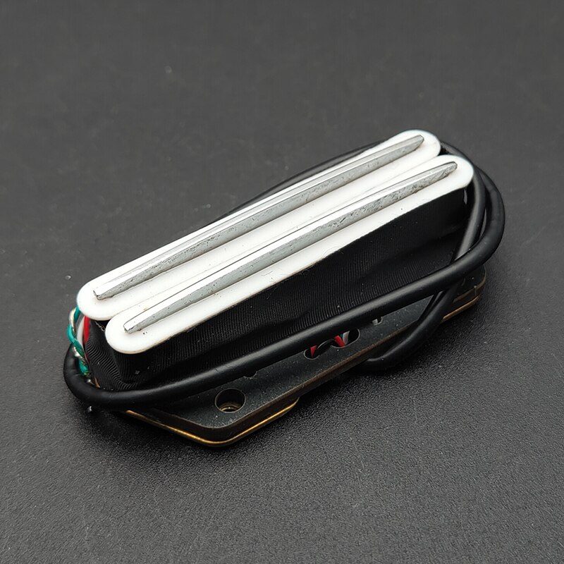 Tl humbucker ponte captador dupla bobina ponte captador ferroviário duplo para telecaster guitarra elétrica: White