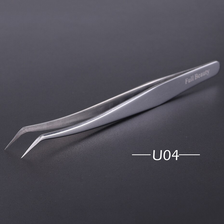 4 rodzaje prostych, zakrzywionych, tęczowych pęustawić robić przedłużania rzęs, makijażu, manicure, precyzyjnego wybierania, profesjonalnej pęsety robić brwi, fbt 1-4: U04