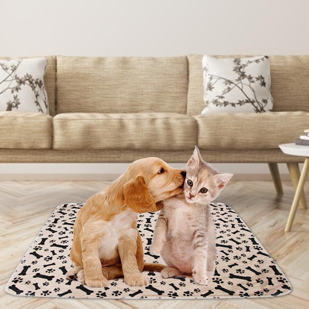 3-capas almohadillas para orinar para perros reutilizable absorbente impermeable perro PiS de gato cama almohadilla de alfombra de orina para mascotas Mat