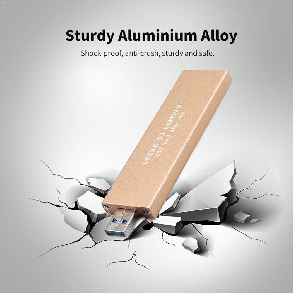 Usb 3.0 to m . 2 ( ngff) ssd ekstern lagerboks understøtter disk til flytbar transmission 5 gbps box up hard rate  n7 n 5