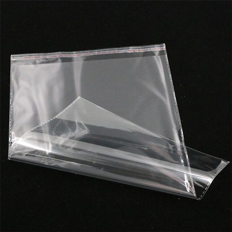 100 stücke transparent selbst-Klebstoff OPP kunststoff zellophan tasche hochzeit Party tasche schmuck verpackung versiegelt tasche