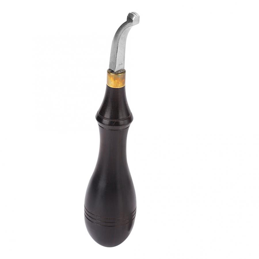 Outil de marquage artisanal en cuir, en acier inoxydable, poignée à presser accessoires de bricolage 1 pièce