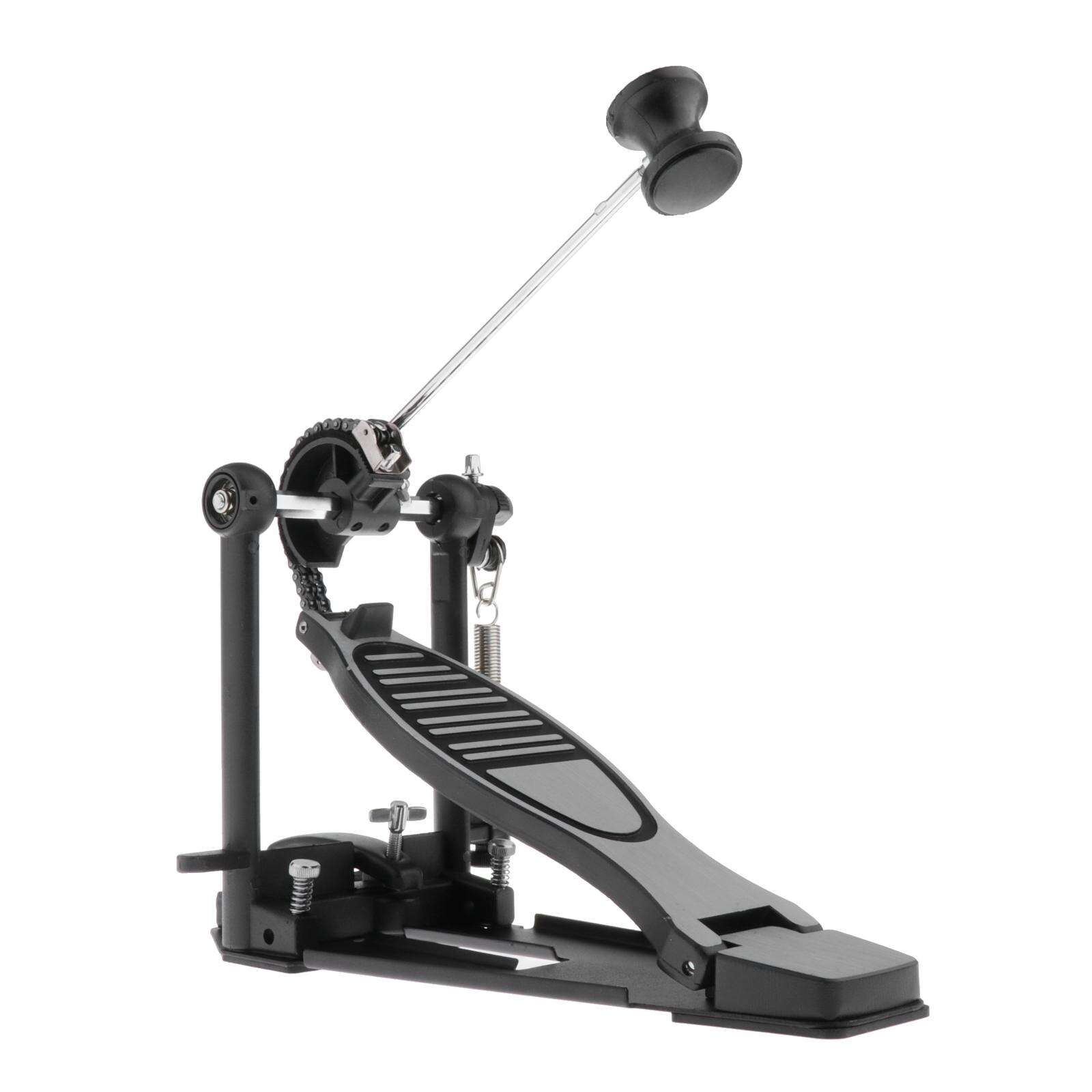 Metal Kick Single Bass Drum Pedal Dual Chain Drive Foot Pedal Percussion Kit Mute Pedals: Style 3