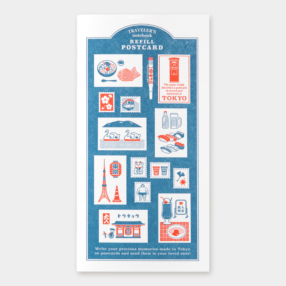 Travelers fabbrica TFA tokyo Taccuino da viaggio in edizione limitata – Diario elegante per gli appassionati di avventure, scrittura fluida: Rosso