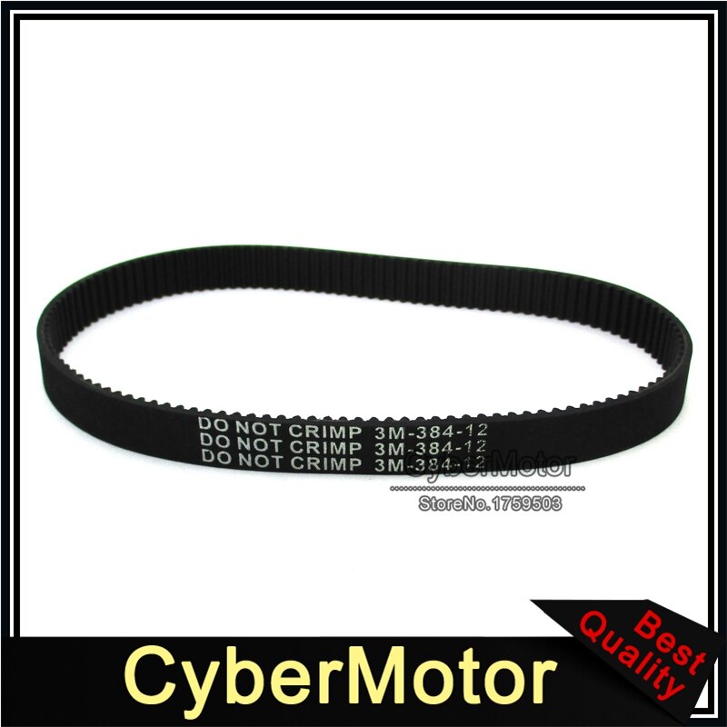 3M-384-12 Transfer Drive Belt For Electric E-Bike Scooter Pulse Charger City Skull