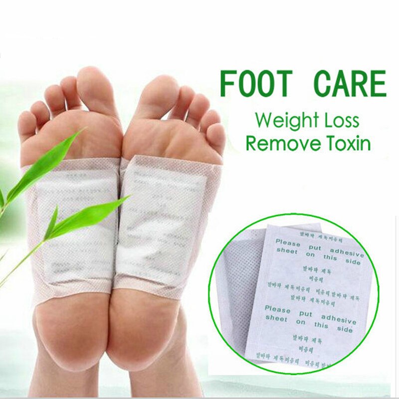 30 Stks/partij Detox Voet Patch Bamboe Pads Patches Met Adhersive Voetverzorging Tool Verbeter Sleep Afslanken Voet Sticker