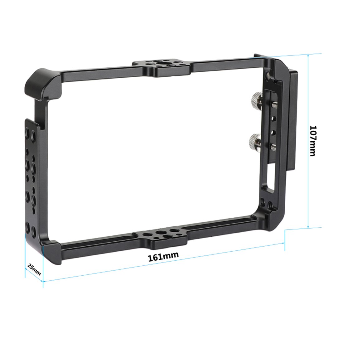 Monitor Cage Bracket Case 1/4&quot;-20 Cheese Mount Aluminum Alloy for FeelWorld F5 Pro V2 5/5.5 Inch Display On-Camera Accessories: for F5 Pro V2 5.5in