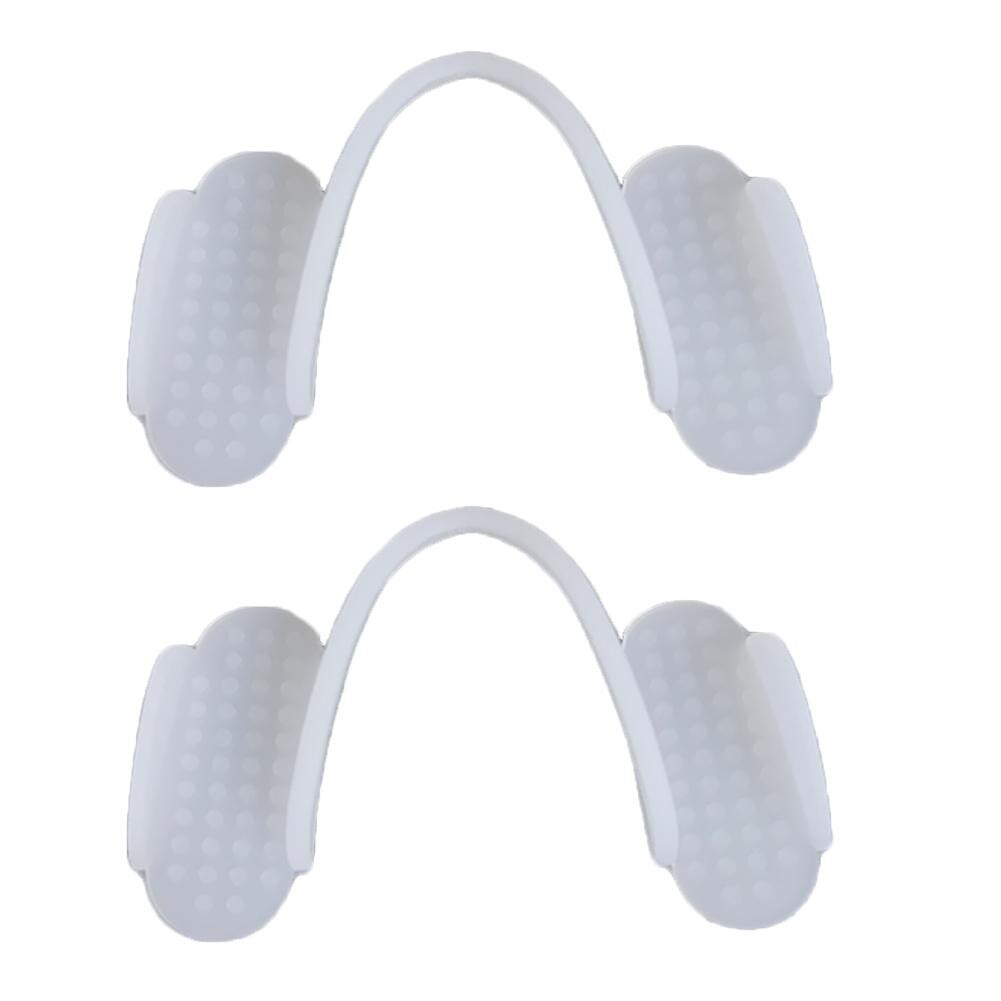 2Pcs Soft Silicone Teeth Grinding Dental Night Protector Guard Anti-molar Braces