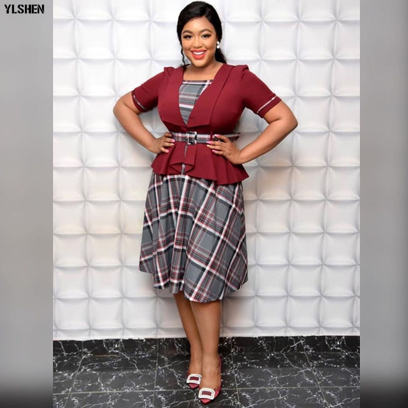 Vestidos africanos para As Mulheres Grade Roupas Vestido Bazin Africano Ankara Dashiki Vestidos Moda Elegante Estilo Senhoras Roupa Africana