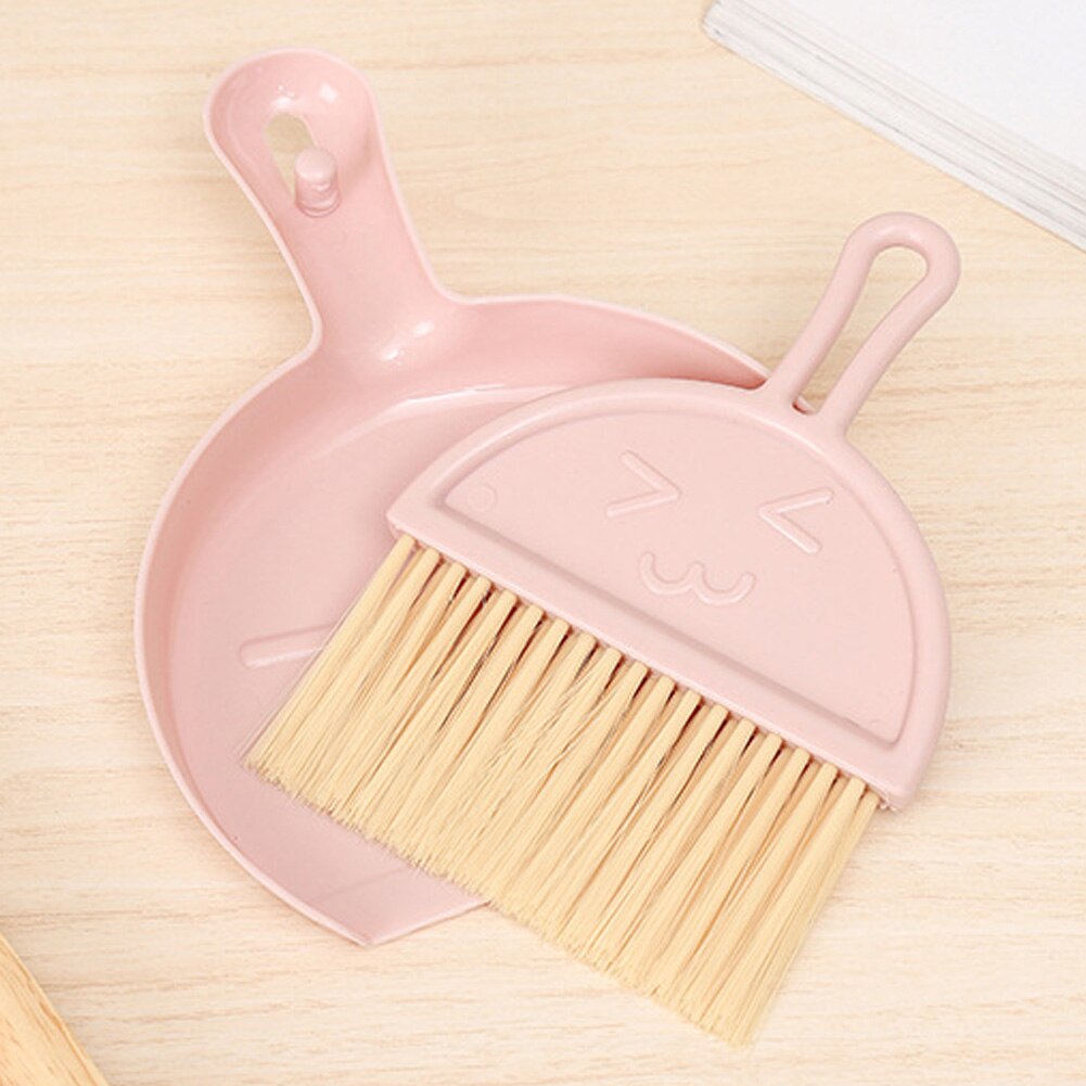 Hemmakontor skrivbord bänkskiva sopskåp set kök rengöringsverktyg väggfäste fönsterbräda tangentbord multifunktionshörn: Rosa