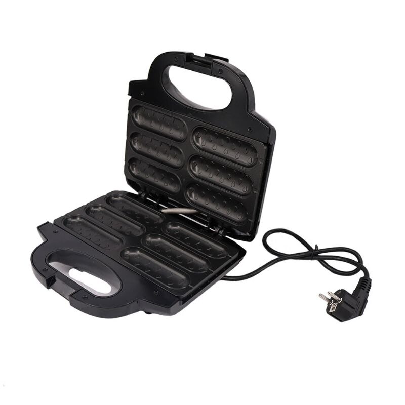 Breakfast Bread Sausage Maker Grill Non-stick Coating Cool Touch Handle Anti-skid Feet Baker Machine Multifunction Utensils