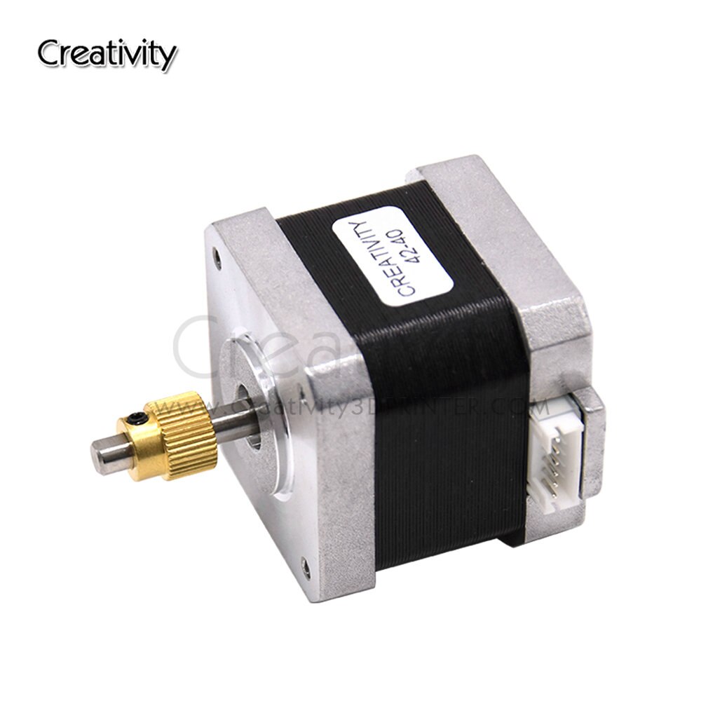 42-40 Stepper Motor with Extruder Gear, for 3D Printer Extruder, For Ender 3/3 V2/Ender 3 pro/Ender 5/CR-10 3d printer Motor
