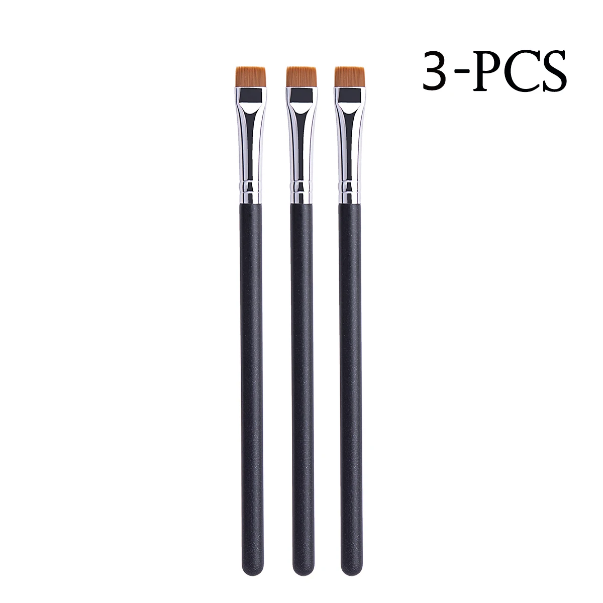 212 cepillo plano para cejas, pinceles de maquillaje para cejas ultrafinos, delineador plano, delineador de ojos fino, herramienta de cepillo de belleza para contorno de cejas: Rojo