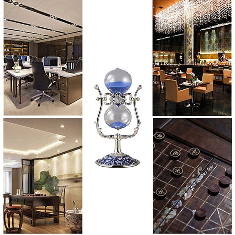 Hourglass 15 Minutes Timer Hourglass, Hourglass Kitchen Timer, Children's Home Desk Decoration Christmas Birthday