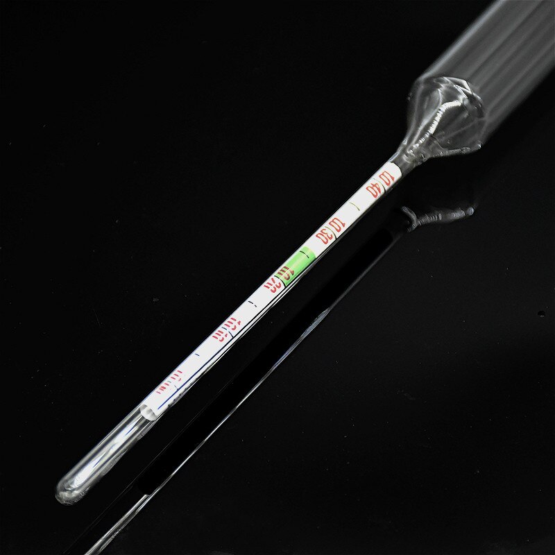 Seawater Density Meter 1.000-1.040 Seawater Salinity Meter Baume Glass Hydrometer Densitometer Without Thermometer 5 Pcs