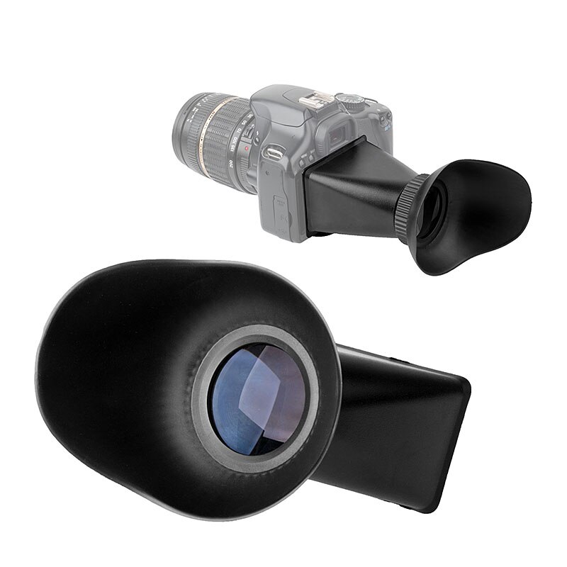 Camera LCD Monitor Screen Viewfinder with Glass 2.8x Magnifier Extender Magnetic Sunshade Hood for Canon 5D Mark III 550D (V2)