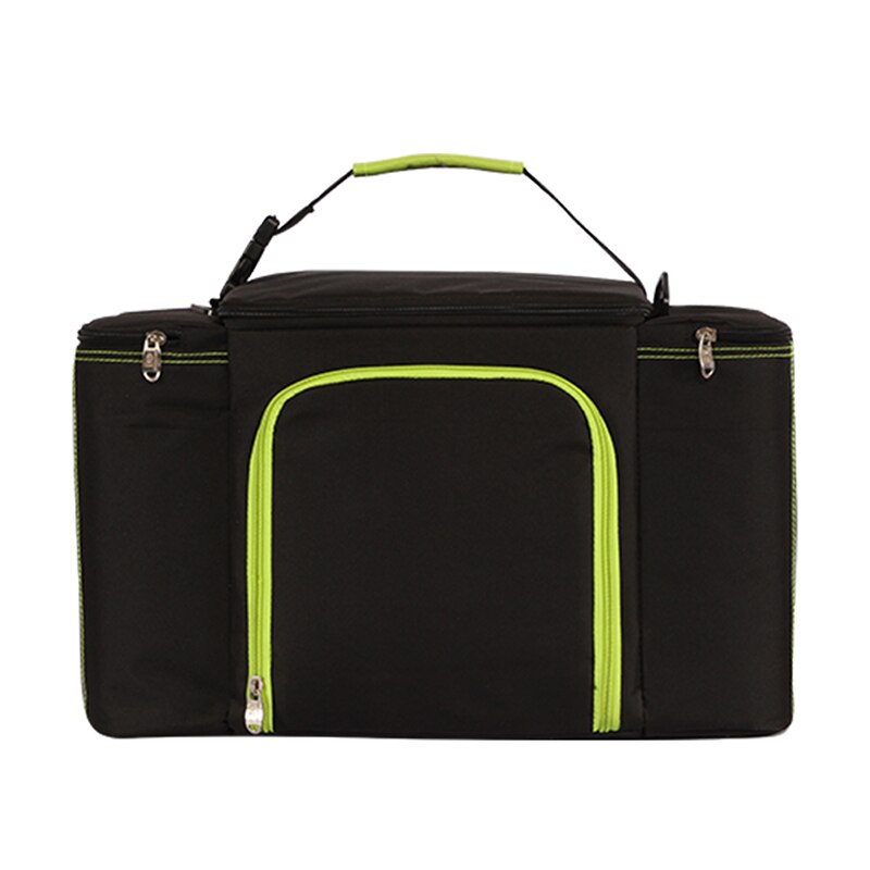 27L enorme capacidad bolsa de enfriamiento impermeable gran almuerzo de Picnic vehículos caja aislamiento hombro fresco bolsos