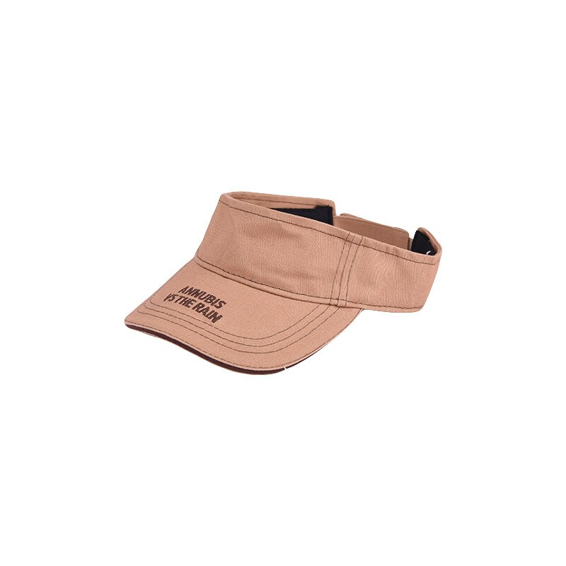 Style classique vide haut pare-soleil chapeau dessin animé été chapeau couleurs pures dossier décoration UV Protection chapeau pour garçon et fille