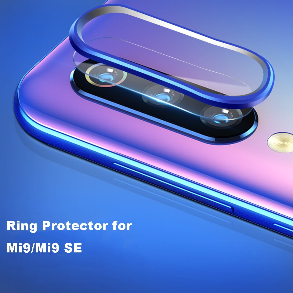 Mi 9 camera Protector Glas Voor Xiao Mi mi 9se 9se xia MI xi Mi zachte lens Film rear metalen Ring Case Op Xio mi rode Mi note 7 Pro Note8