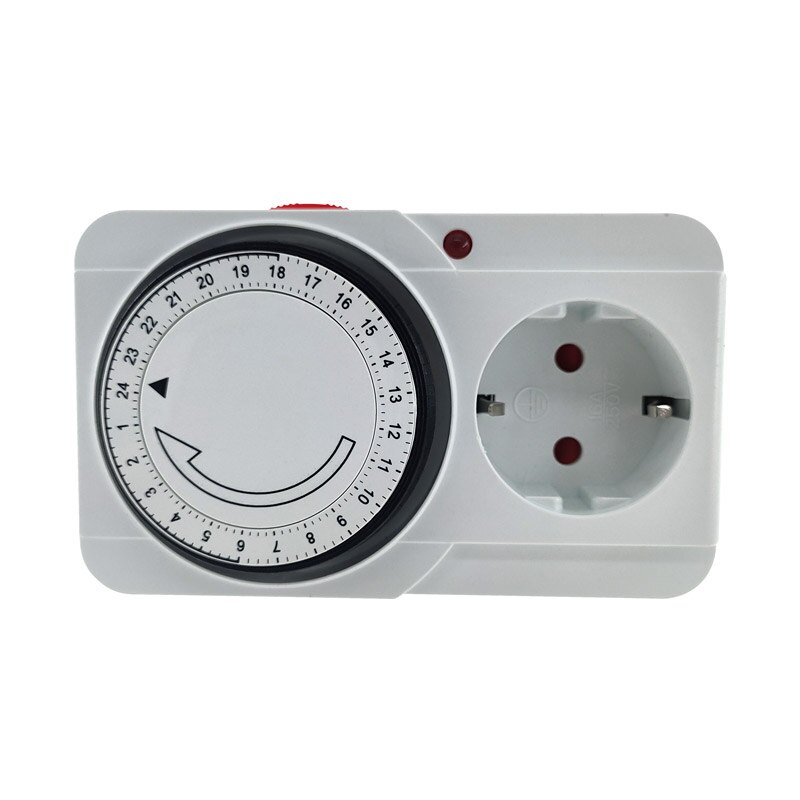 24 timmars cyklisk timerbrytare universell tidtagningsuttag mekanisk timer 230 vac 3500w 16a uk eu cn us plug timers