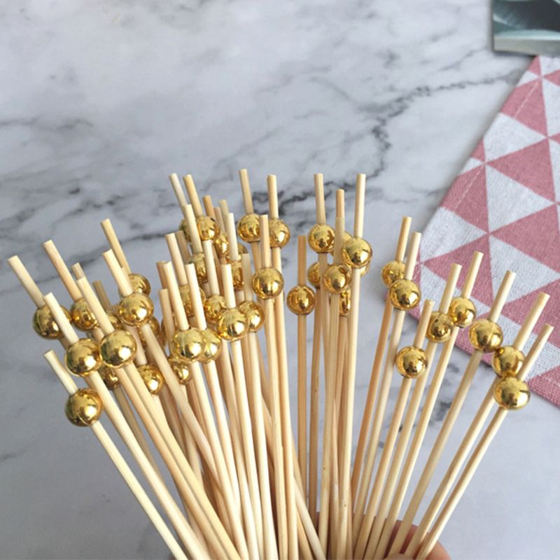 100 stk perler mad plukker dessert buffet frugtsalat gaffel kage muffin fest grøntsagsstænger cocktail tandstikker kage tegn