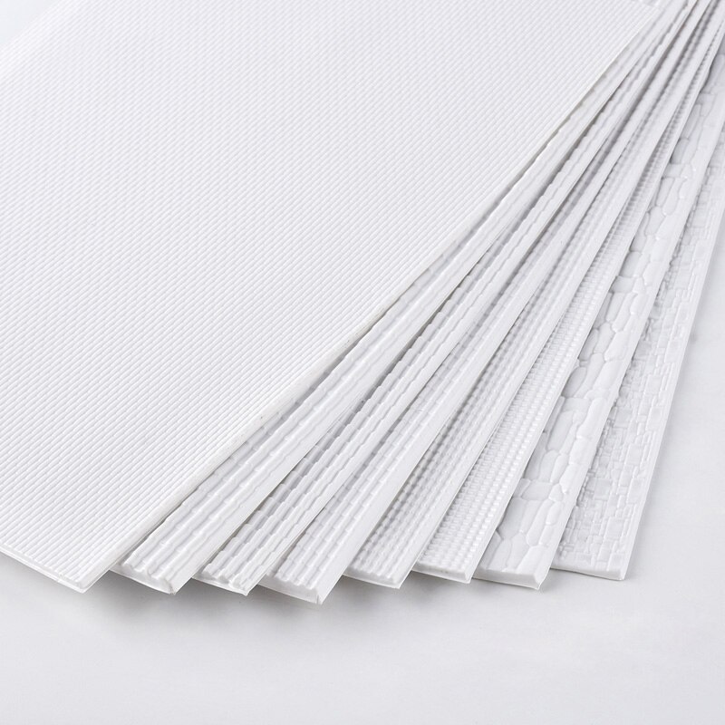 Azulejos de color gris oscuro, material para modelo de construcción DIY, mesa de arena, azulejo azul antiguo, techo