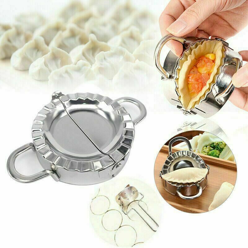 Chinese Dumplings Rapid Making Tool Dumpling Maker Stainless Steel Dough Press Ravioli Molds Dumpling Press Rolling Round Mold