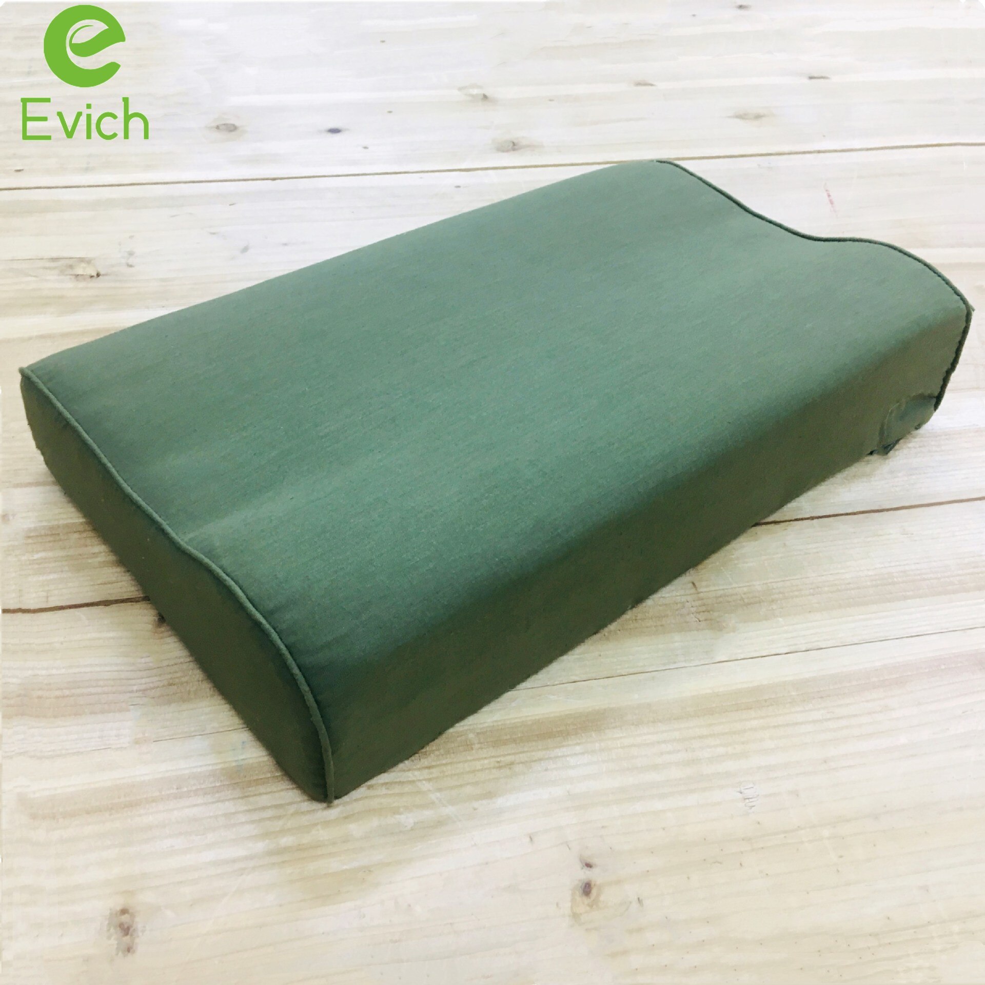 EVICH Sea/land/air Three-color Pillow Olive Green Pillow Memory Cotton Comfort and Health Pillow Household Articles JK094