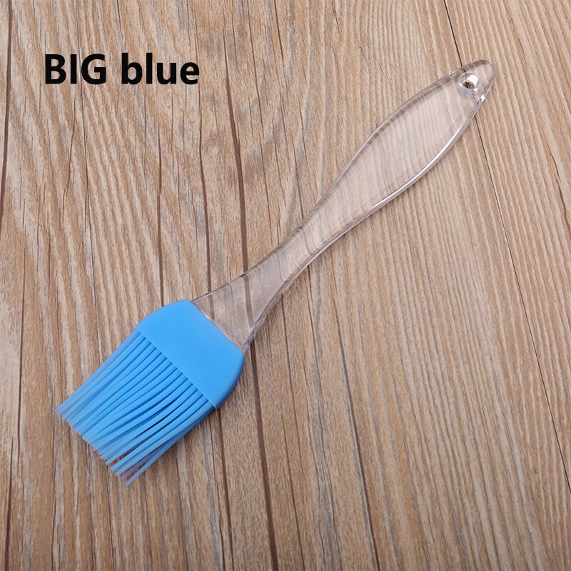 Brosse à huile pour gâteau pain beurre | Brosse à pâtisserie en Silicone, brosses à huile pour gâteau, outils de cuisson, sécurité de cuisine, manche en PP 1 pièce: big blue
