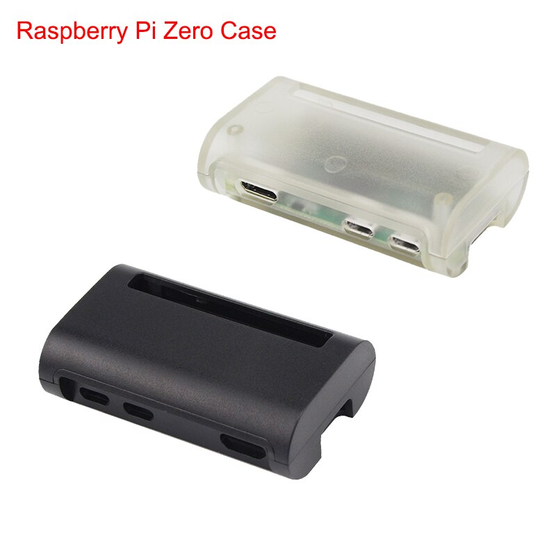 Raspberry Pi Zero W caja ABS negro transparente cubierta Shell para Raspberry Pi caja de cierre cero