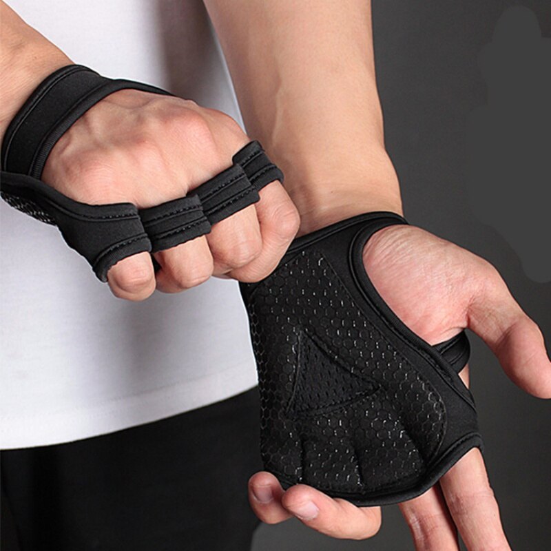 Gym Fitness Hand Handschoenen Palm Protector Bodybuilding Workout Power Gewichtheffen Training Handschoenen Halter Grips Pads