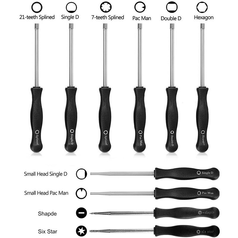 Carburetor Adjustment Tool Kit 10 Pcs, Tune-up Adjusting Tool for Common 2 Cycle Carburetor Engine