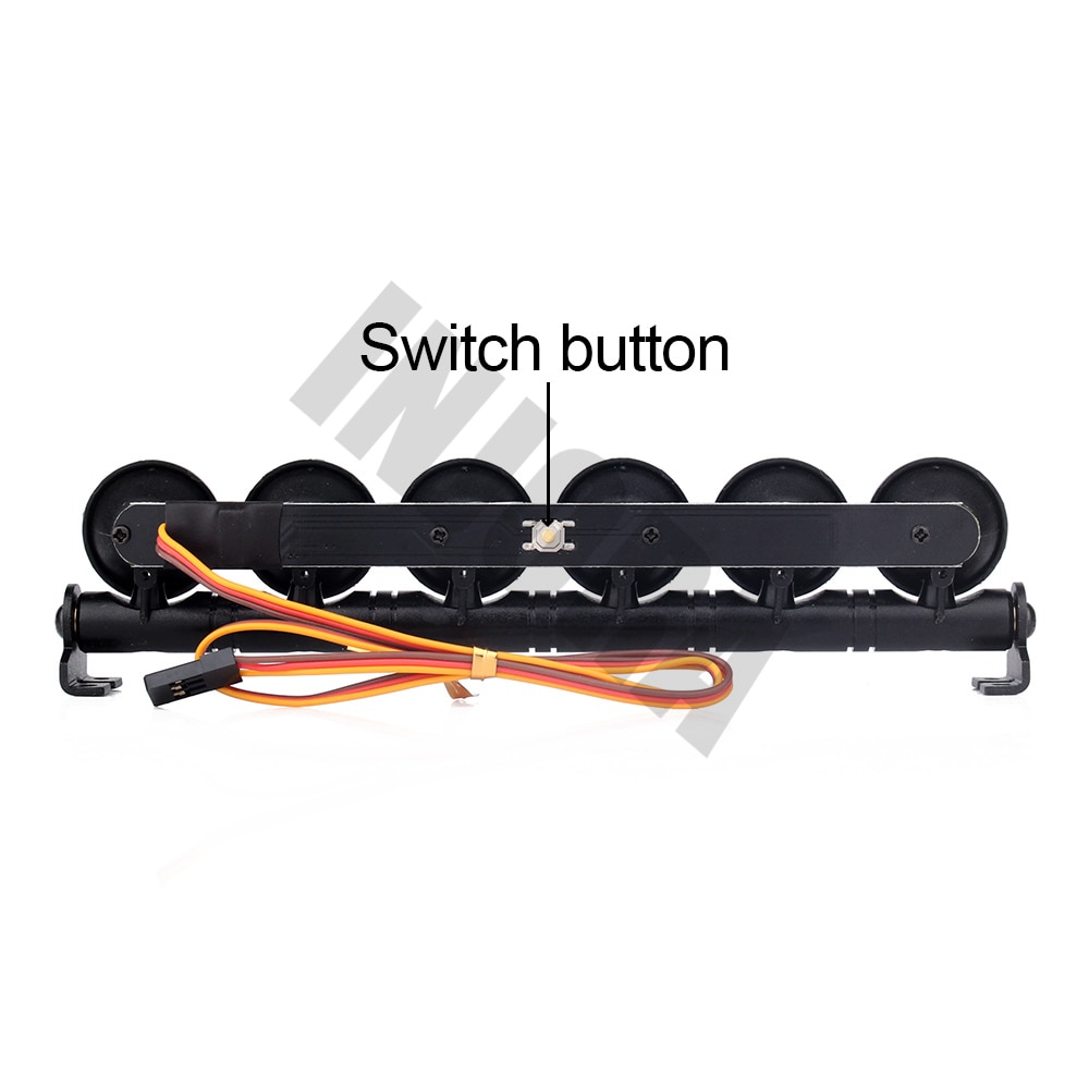 152mm multifunktions led lysbjælke til rc crawler traxxas trx -4 trx 4 d90 axial scx 10 90046