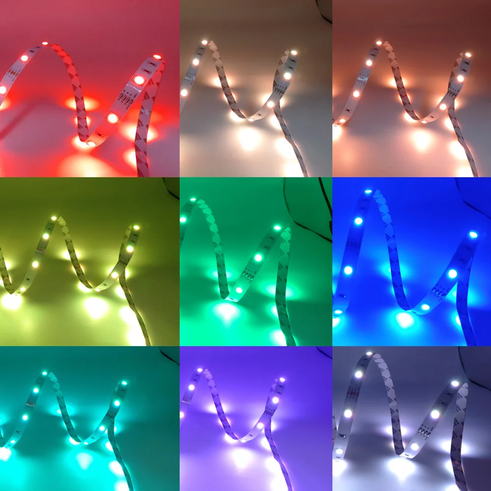 Luces Led Bluetooth para habitación dormitorio 5050 Rgb cinta de tira Led Usb 5V Gaming habitación de niños cadena Led Tv retroiluminación banda Led