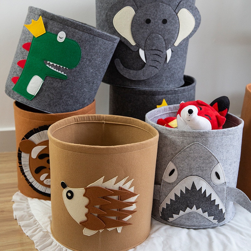 Ins Nordic Kid Zacht Tapijt Tapijten Cartoon Dier Kind Tapijt Speelgoed Opbergtas Kinderkamer Decoratie Voor Baby Bed bumper